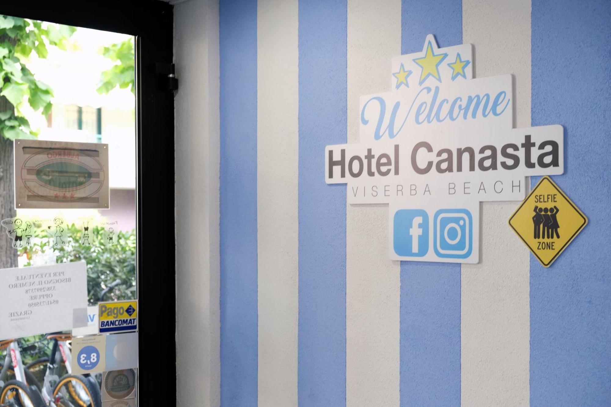 Hotel Canasta Ріміні Екстер'єр фото